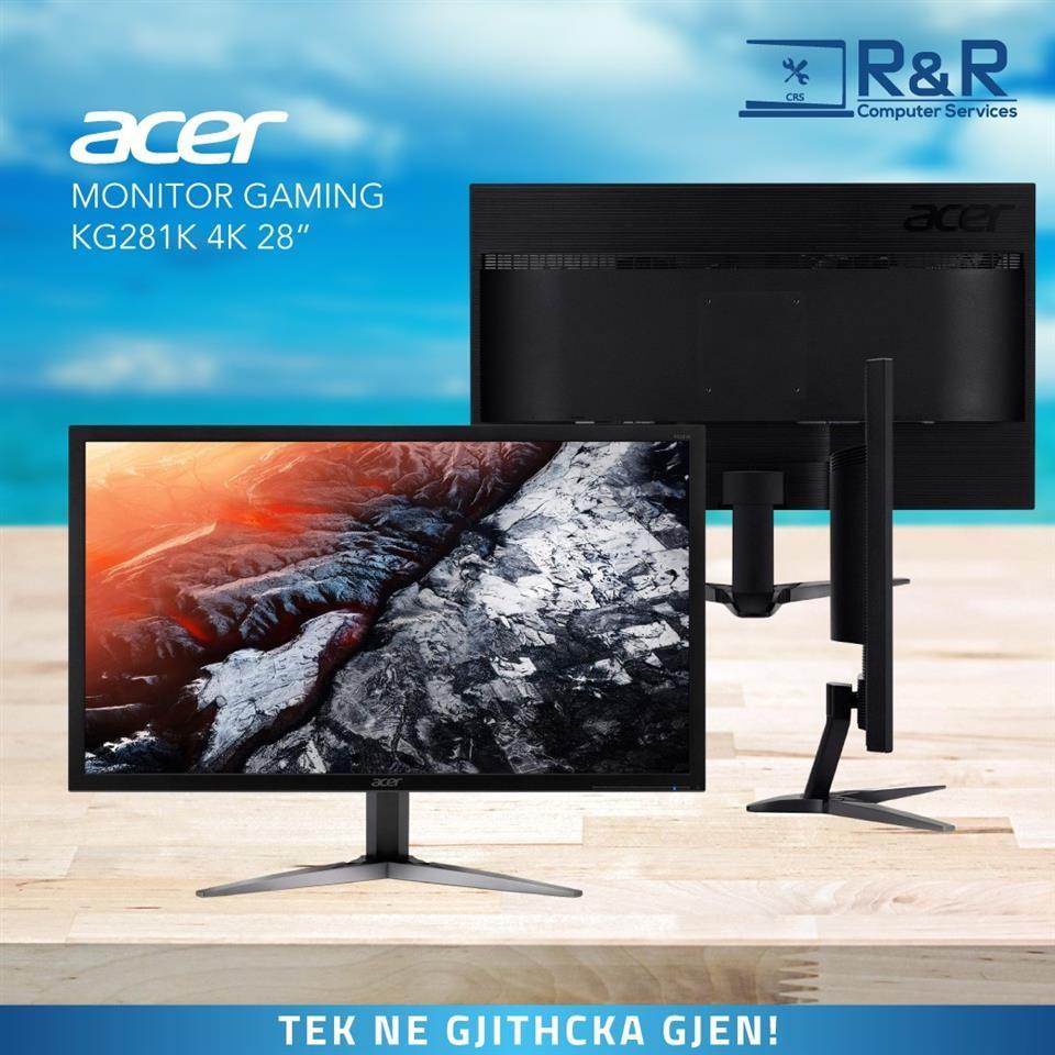 MONITOR GAMING ACER 4K 28 INCH (NEW BOX) R&R COMP 