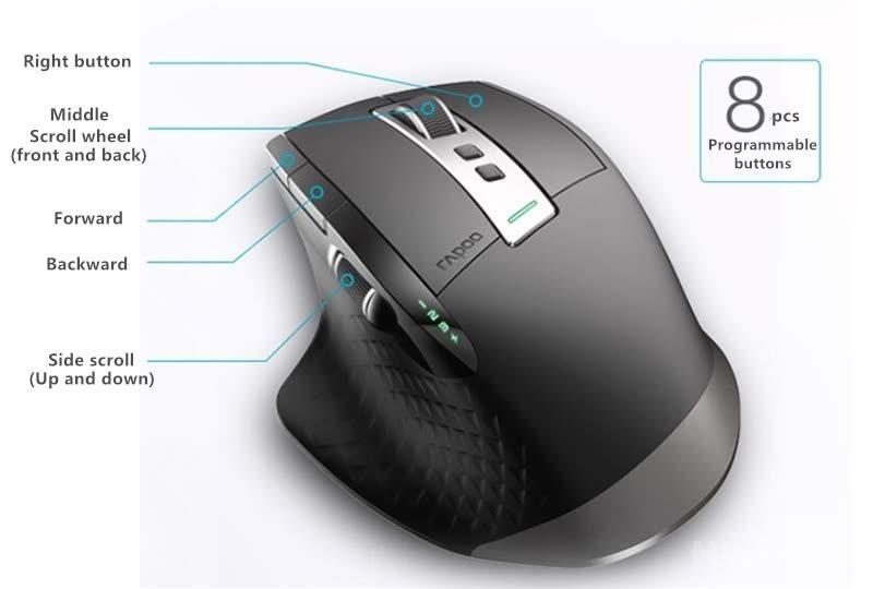 MOUSE RAPPO PROFESIONAL MT750S BLUETOOTH 